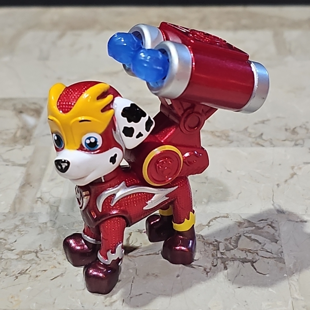 Span Master Toy PAW Patrol Marshall Action Pack Pup Figure with Action Feature
